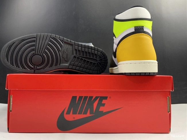 Cheap TBkick HIGH OG 1 'VOLT JORDAN RETRO AIR GOLD' 555088-118 0802